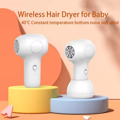 Busters Trådløse Baby (Hår)tørrer – Blid, Støjsvag & Sikker Varmluft