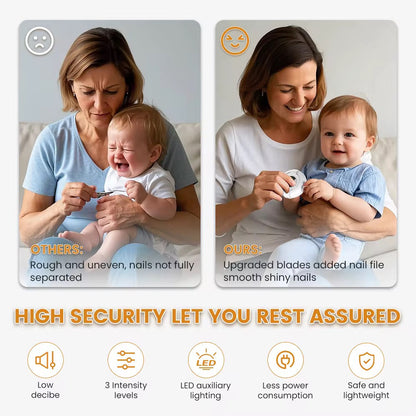 Elektrisk genopladelig neglefil – Sikker & Skånsom Til Hele Familien