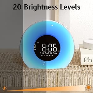 Solopgang vækkeur - Wake up light