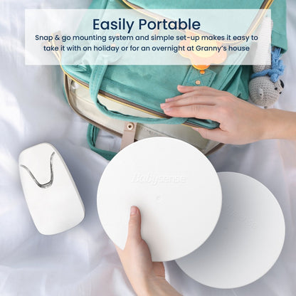 Babysense 7 Bevægelses- og åndedrætsalarm - verdens nok mest avancerede baby overvågning